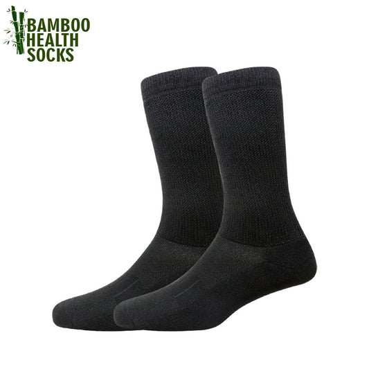1 Pk Men’s Bamboo Health Crew Length Socks