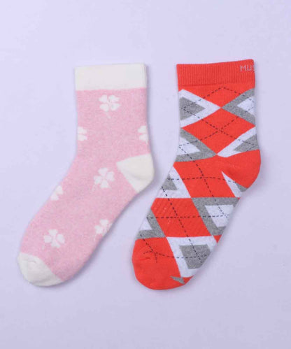 2pk Design Terry Socks