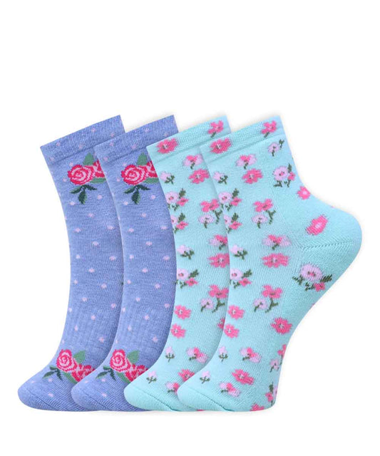 2pk Design Terry Socks