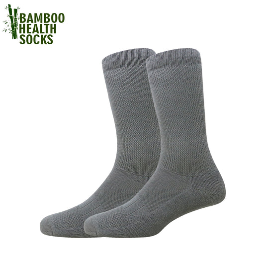 1 Pk Men’s Bamboo Health Crew Length Socks