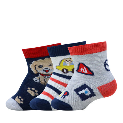 3PK Shetalnd Designs Socks.