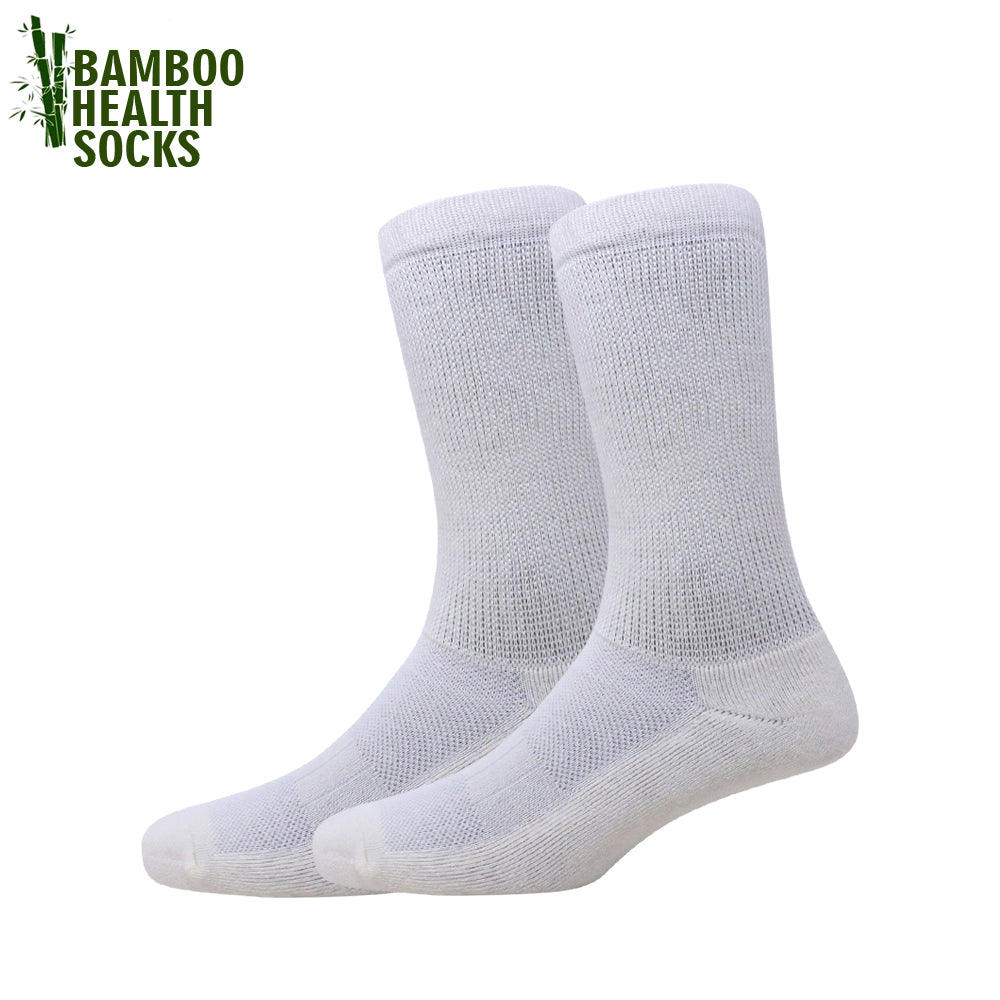 1 Pk Men’s Bamboo Health Crew Length Socks