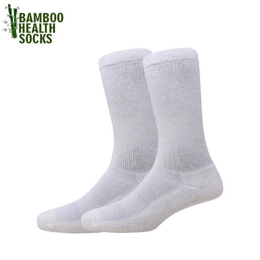 1 Pk Men’s Bamboo Health Crew Length Socks