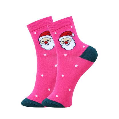 5 Pk Women’s Festive Socks - Christmas Edition