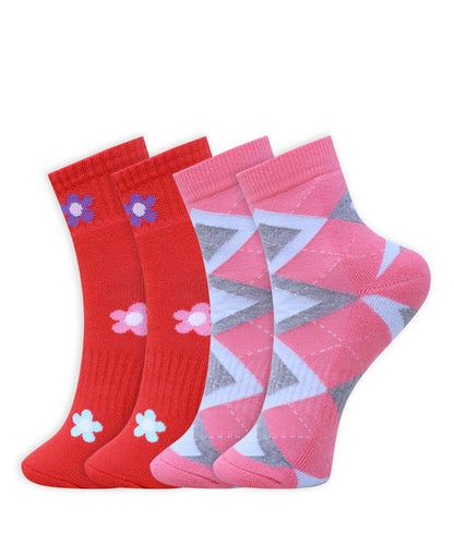 2pk Design Terry Socks