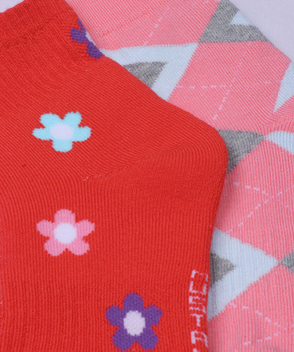 2pk Design Terry Socks