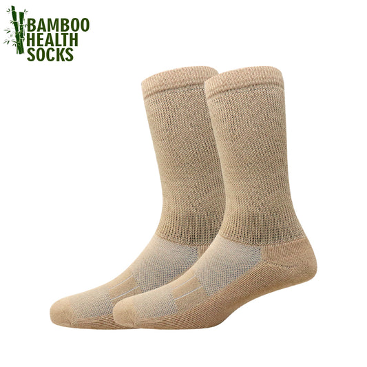 1 Pk Men’s Bamboo Health Crew Length Socks