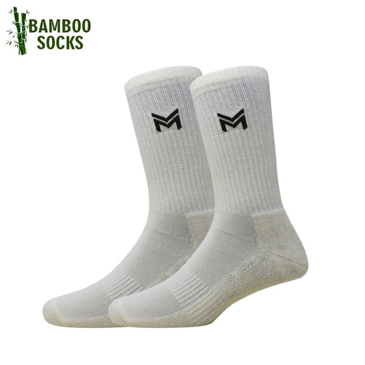 1 Pk Men’s Bamboo Basic Colour With Logo Socks