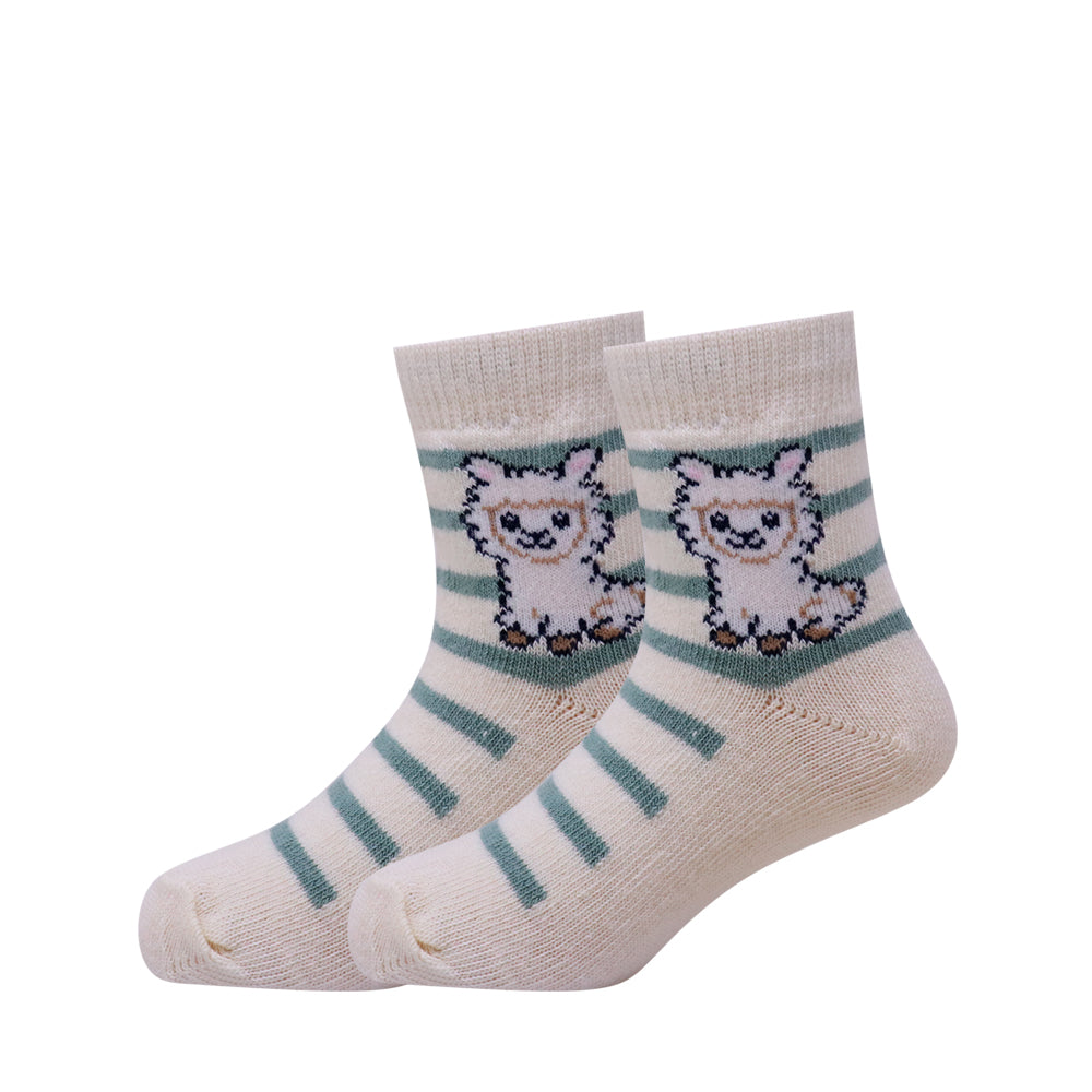 3 Pk Kids Cartoon Cotton Crew Socks