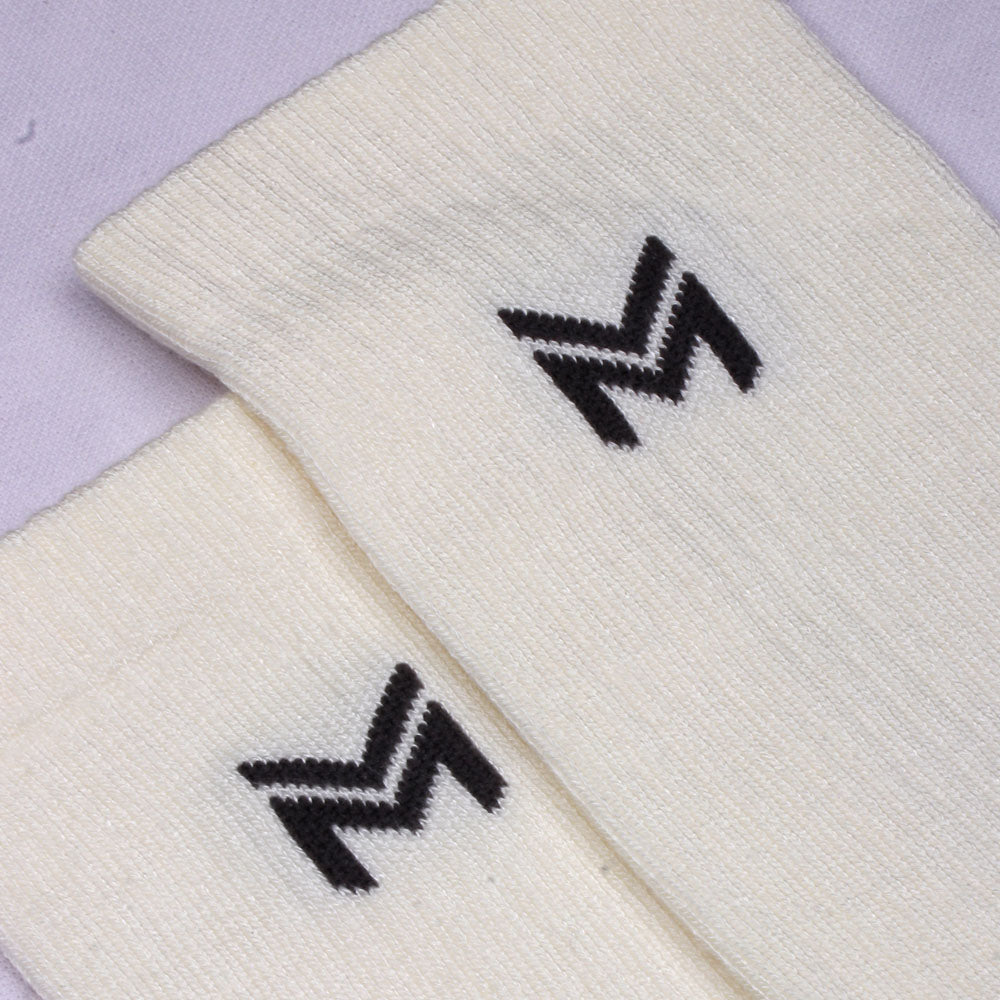 1 Pk Men’s Bamboo Basic Colour With Logo Socks