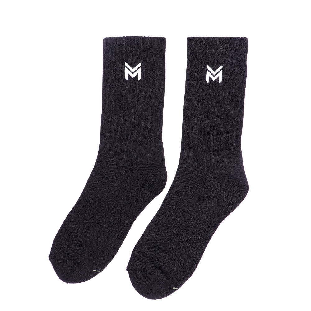 1 Pk Men’s Bamboo Basic Colour With Logo Socks