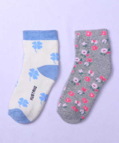 2pk Design Terry Socks