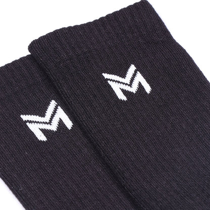 1 Pk Men’s Bamboo Basic Colour With Logo Socks