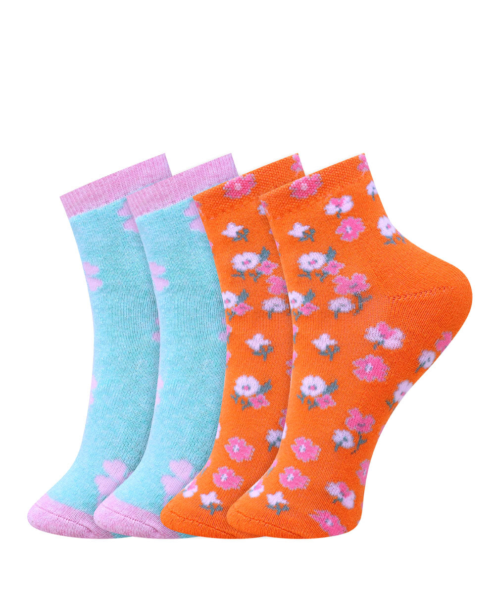 2pk Design Terry Socks