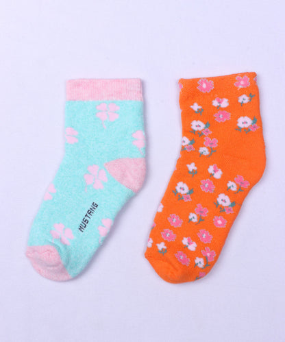 2pk Design Terry Socks