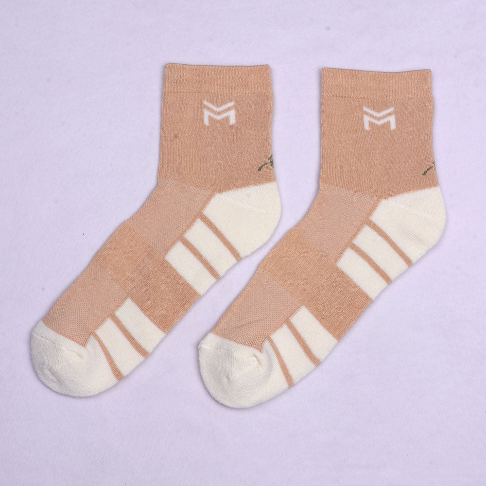 1 Pk Ladies Sports Mesh Design Bamboo Socks
