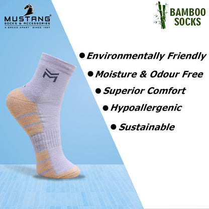 1 Pk Ladies Sports Mesh Design Bamboo Socks