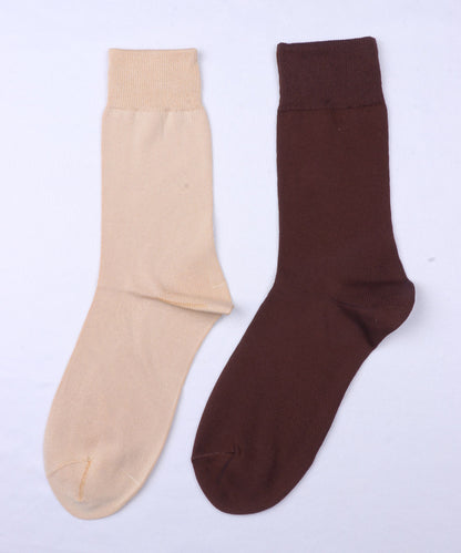 2pk Cotton Rich Plain Socks