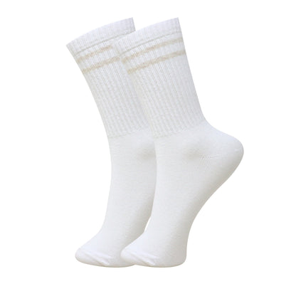 3 Pk Kids Ribbed Crew Length Socks For Boys And Girls