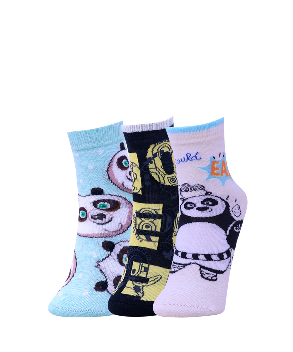 3pk Character Socks