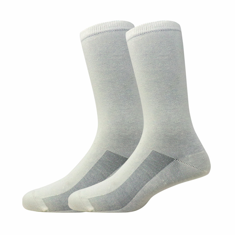 5 Pk Premium Cotton Crew Length Socks For Men