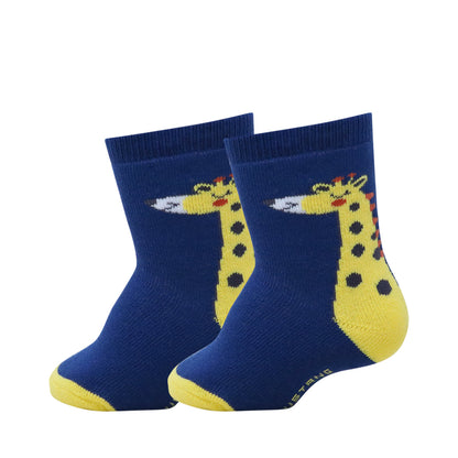 3Pk Giraff Design Terry Socks