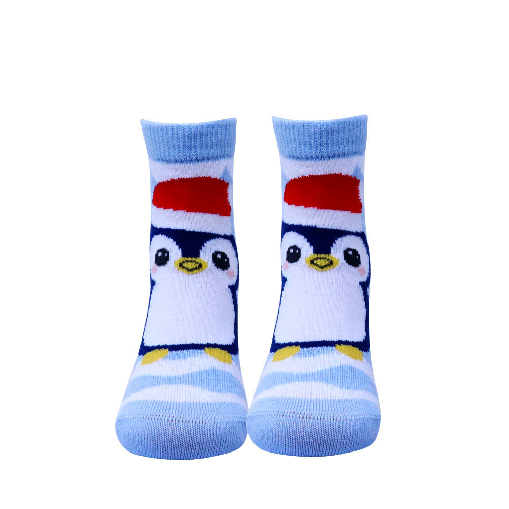 5 Pk Kid's Christmas Character Winter Crew Socks