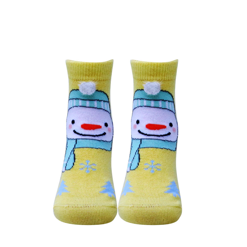 5 Pk Kid's Christmas Character Winter Crew Socks