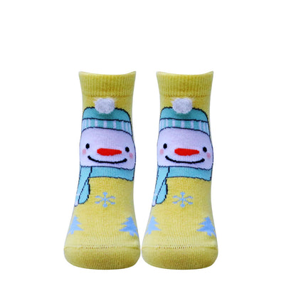 5 Pk Kid's Christmas Character Winter Crew Socks