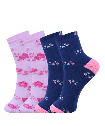 2pk Design Terry Socks