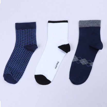 3pk  Design Mens Short Leg Socks