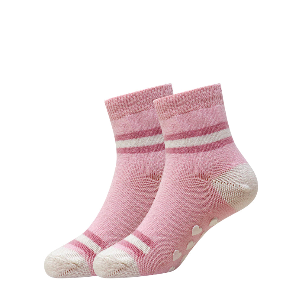 3 Pk Cute Kitty Kids Socks - Soft Cotton Anti-Slip Socks