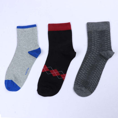 3pk  Design Mens Short Leg Socks