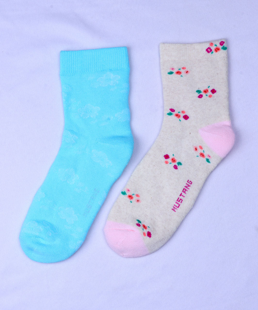 2pk Design Terry Socks