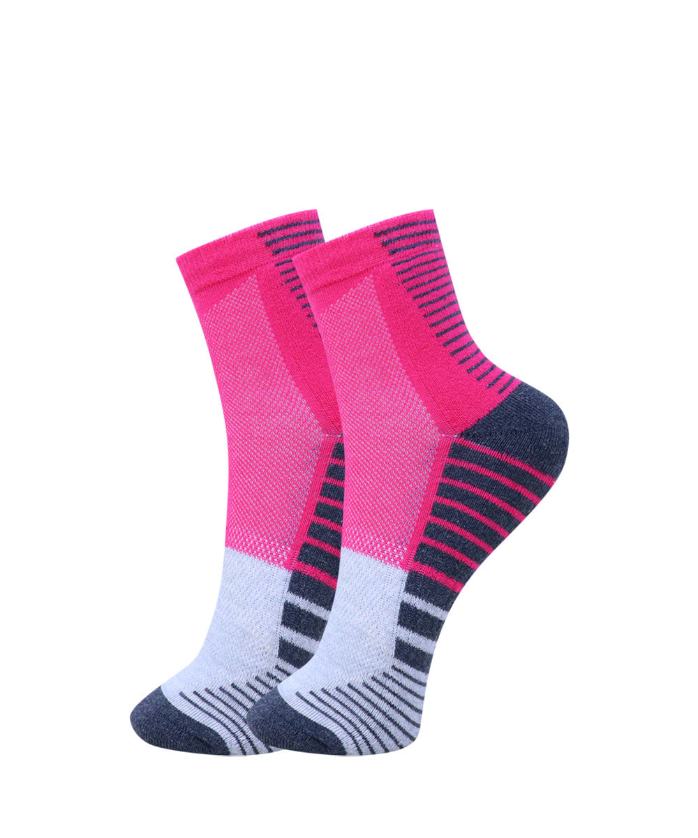 2pk Design Terry Socks