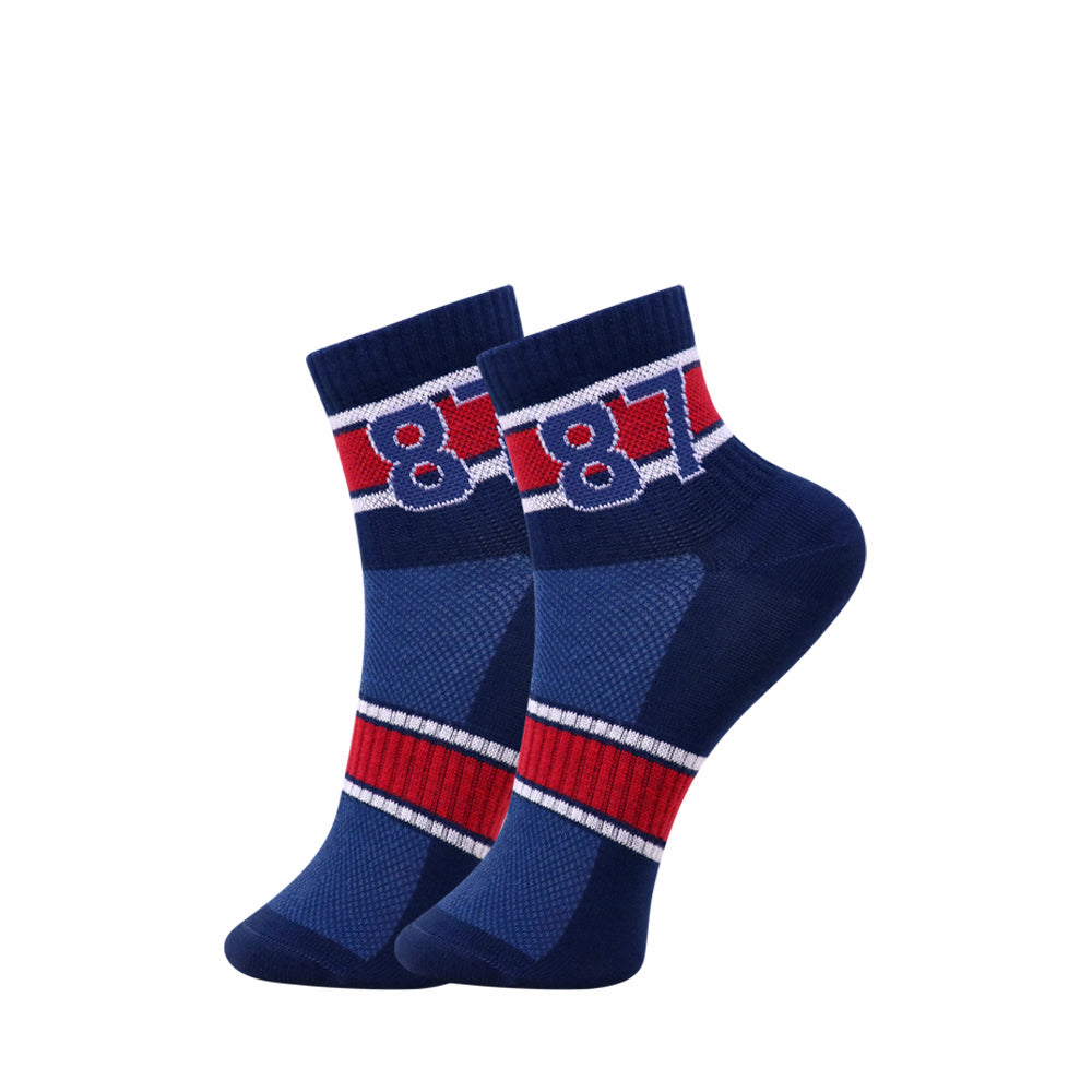 3 Pk Men’s 87 Graphic Crew-Length Sports Socks – Stylish Casual & Athletic Socks