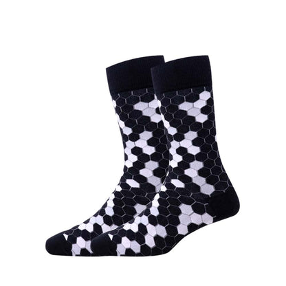 3pk Premium Patterned Cotton Socks