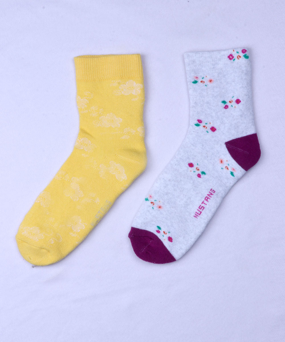 2pk Design Terry Socks