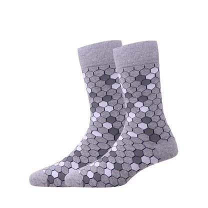 3pk Premium Patterned Cotton Socks