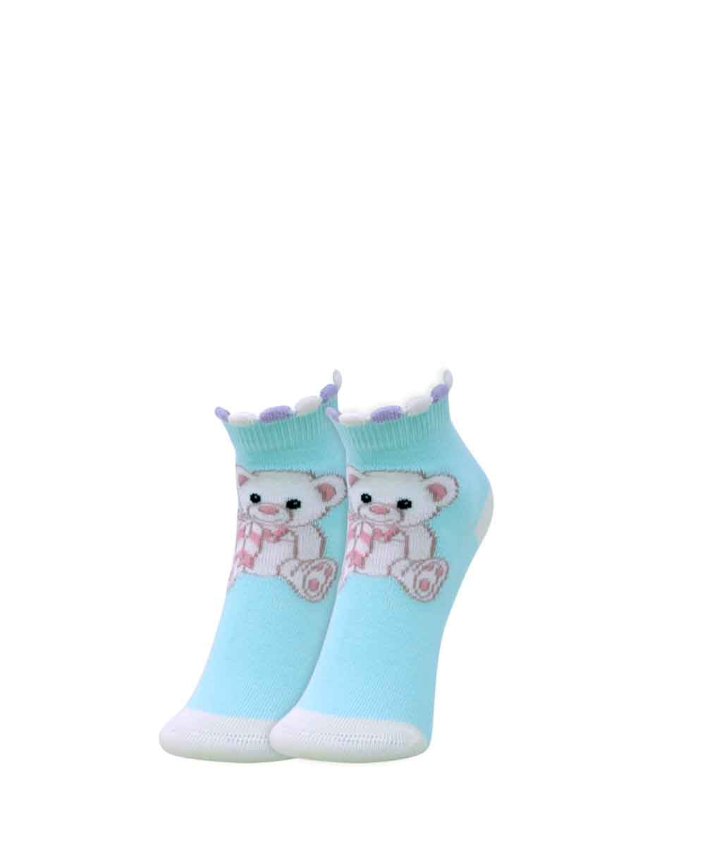 2pk Teddy Design  Socks