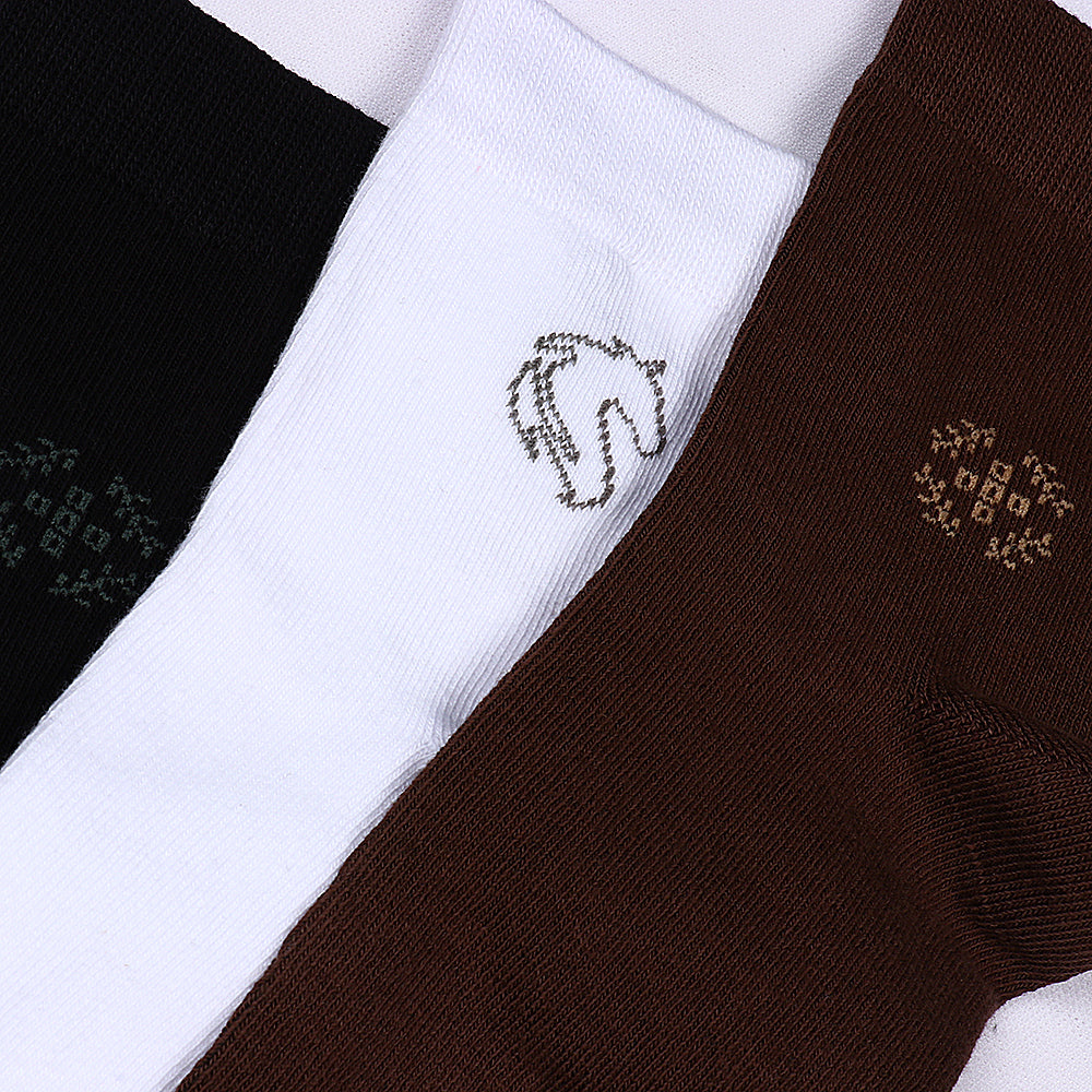 3 Pk Men's Comfortable Everyday Short Crew Socks