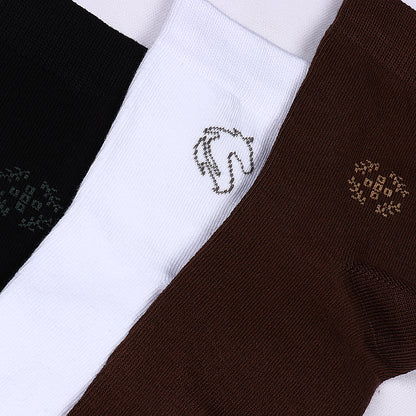 3 Pk Men's Comfortable Everyday Short Crew Socks