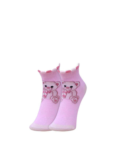 2pk Teddy Design  Socks