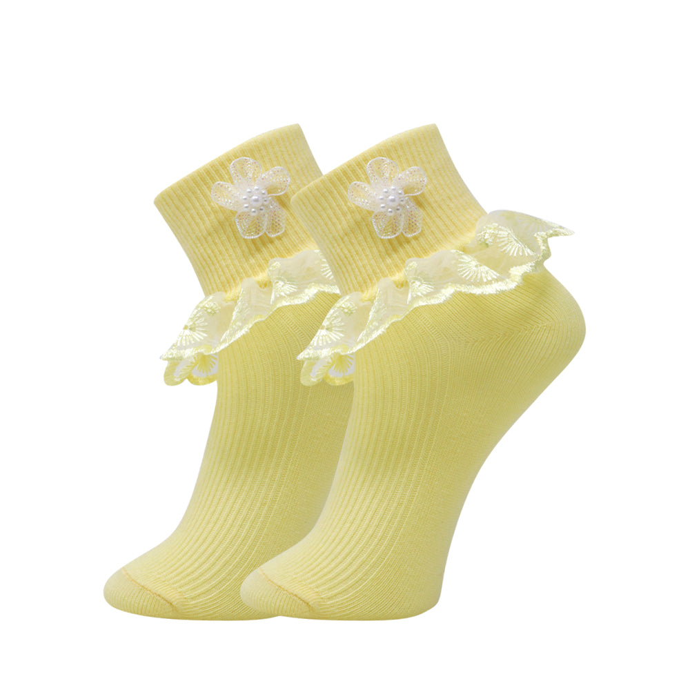 3pk Frill Ankle Socks