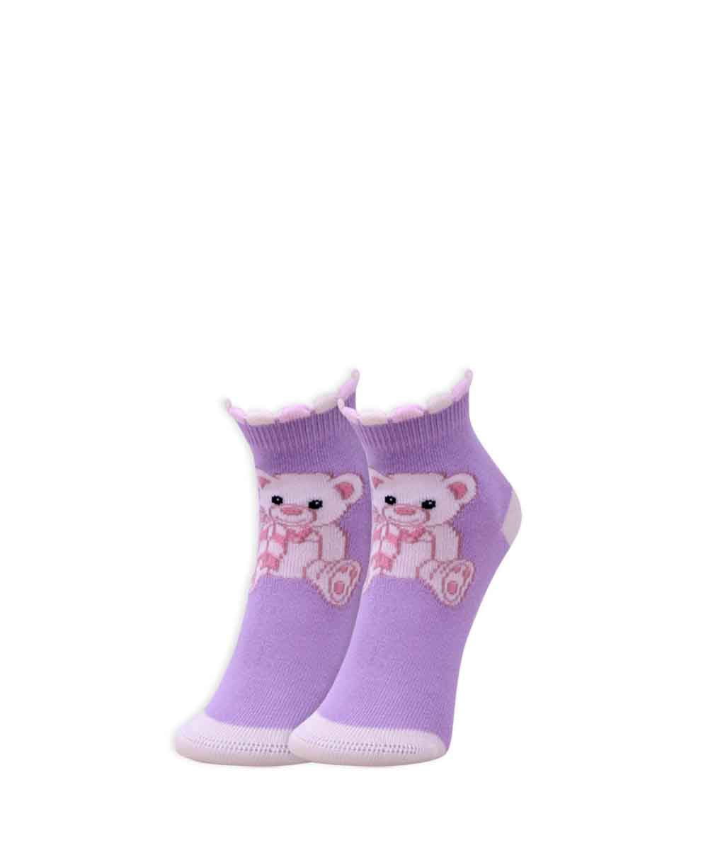 2pk Teddy Design  Socks