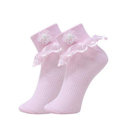 3pk Frill Ankle Socks