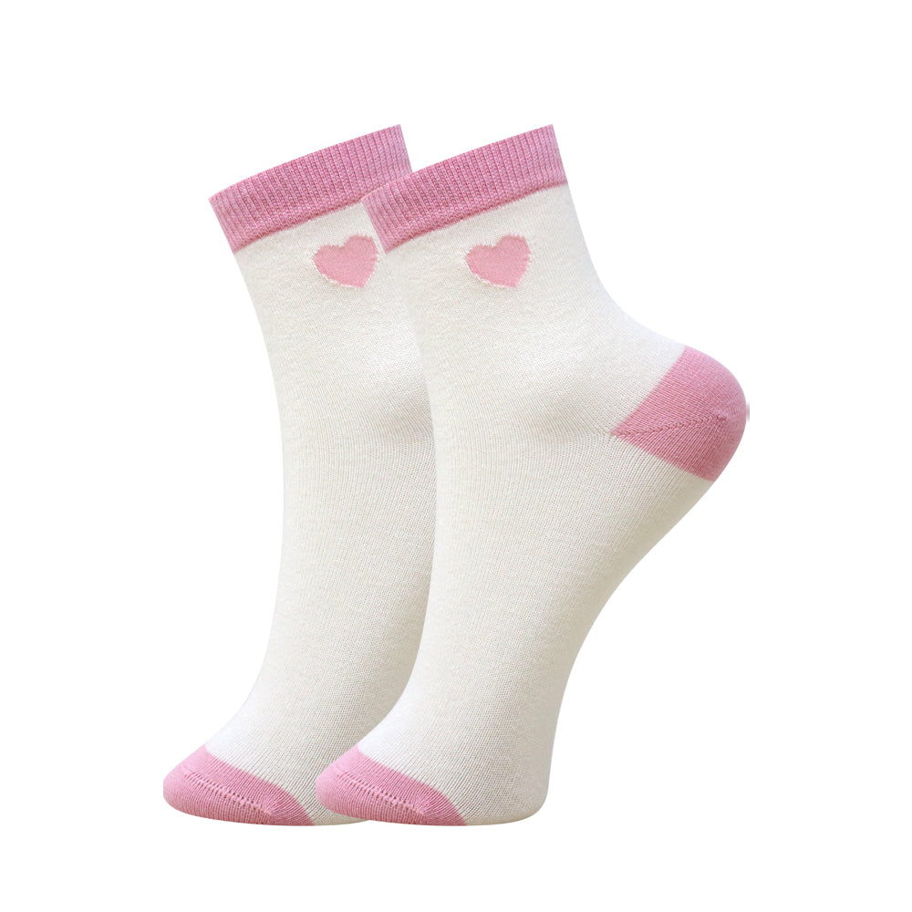 3 Pk Girls Floral & Teddy Bear Crew Socks