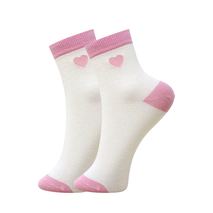 3 Pk Girls Floral & Teddy Bear Crew Socks