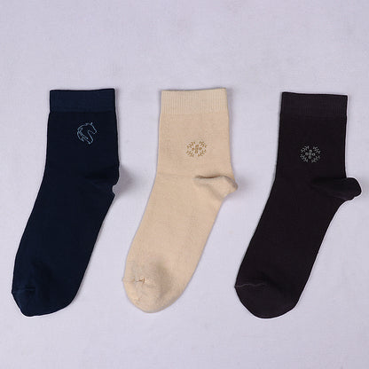 3 Pk Men's Breathable Knitted Soft Casual Socks