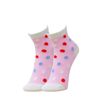 3pk Kids' Fun Printed Short Length Socks